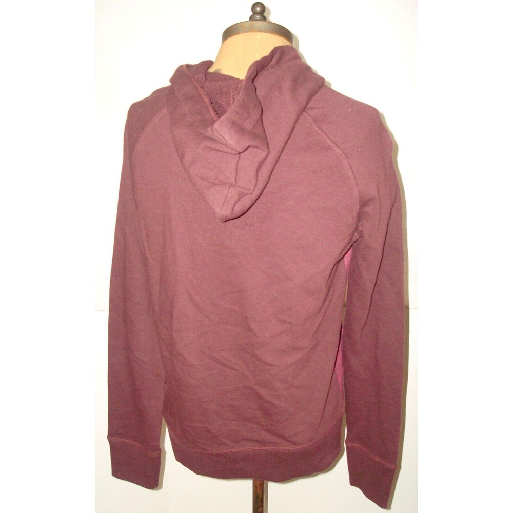 New NWT Prana Kasey Jacket S Rich Cacao Burgandy Hoodie Full Zip Pock Red Brown - Picture 3 of 4